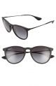 Ray Ban 0RB4171 622/T3 54 BLACK RUBBER GREY GRADIENT GREY POLAR Injected Woman size 54 sunglasses