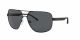 Armani Exchange 0AX2030S 606387 64 MATTE BLACK GREY Metal Man size 64 sunglasses